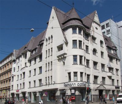 A publisher's apartment house on Brīvības iela